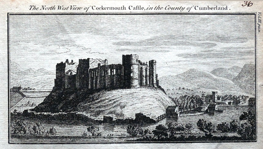 cumbria-cockermouth-castle-original-antique-copper-engraved-print-1770-14992-p