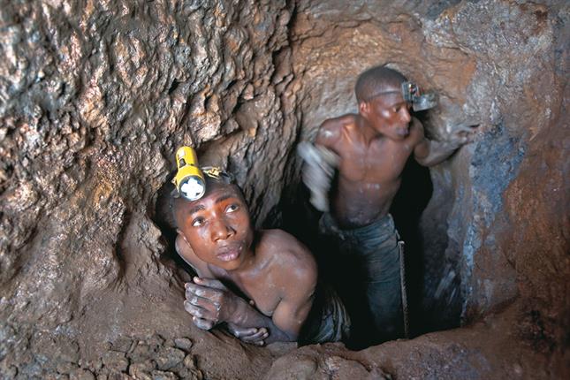 mineros africanos